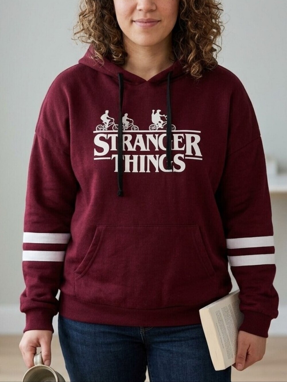 NWT STRANGER THINGS Graphic Hoodie Sweatshirt, Size 3XL